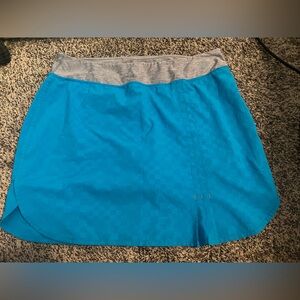 Blue and Gray Skort